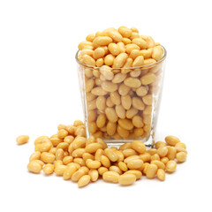 soybean isolated on white background