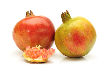 pomegranate  isolated