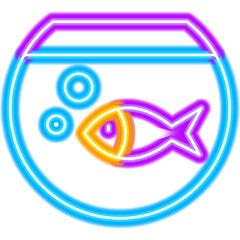 Fish Aquarium Neon Sign