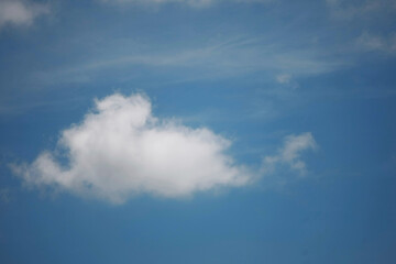 Clouds on the blue sky nature with space background wallpaper