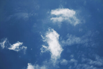 Clouds on the blue sky nature with space background wallpaper