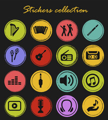 Disco Or Club icons set