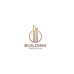 Real estate logo vector icon illustration design Premium Vector