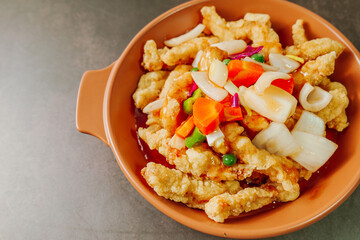 Tangsuyuk, Korean style Sweet and sour pork