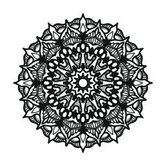 Hand drawn mandala. decoration in ethnic oriental  doodle ornament.