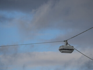 hanging street lamp