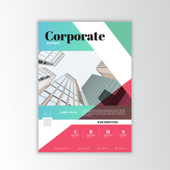 Corporate creative vector template layout 