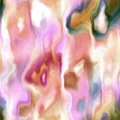  Bright marbled painted abstract active wear pattern. Seamless summer fashion organic clothing fluid ink design tile. 