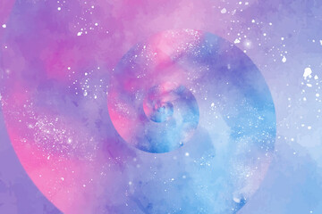 Indigo tie dye pattern. Blue and pink background. Abstract fashion design.