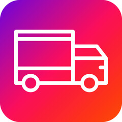 Delivery Truck Vector Icon Design Illustration