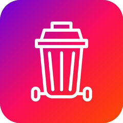 Trash Vector Icon Design Illustration