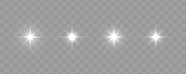 Light effect, lens flare, sun flash, star spark.