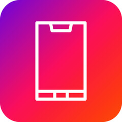 Mobile Phone Vector Icon Design Illustration