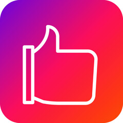 Like Vector Icon Design Illustration