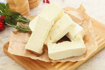 Natural organic Greek Feta cheese