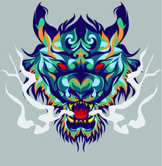 abstract floral design