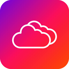 Cloud Vector Icon Design Illustration