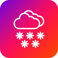 Snow Vector Icon Design Illustration