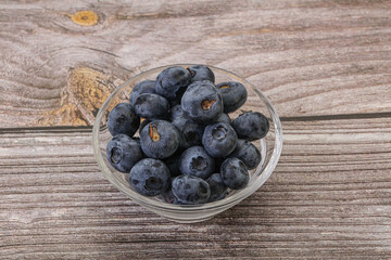 Ripe sweet tasty blueberries heap
