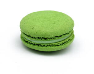 Exquisite French dessert macaroon with filling