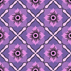 Simple floral seamless pattern with flowers for fabrics and cards and linens and kids and wrapping paper