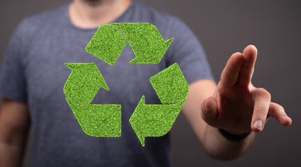 recycling modern grün