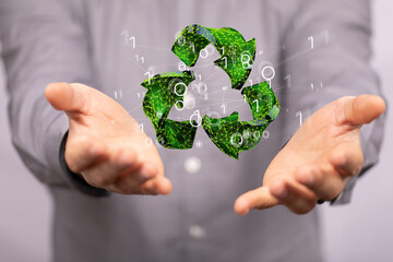 recycling modern grün
