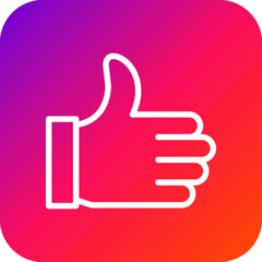 Like Vector Icon Design Illustration