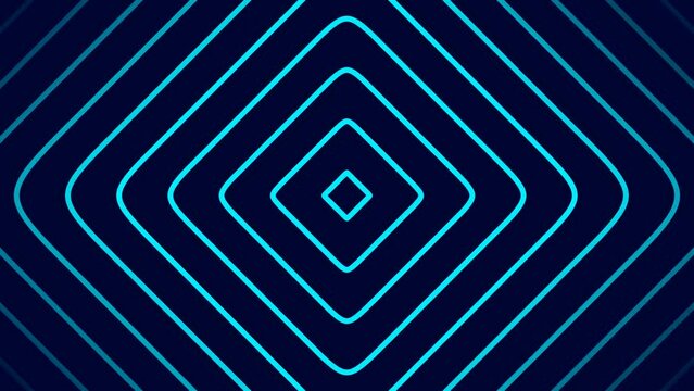 Animated abstract background with rhombus