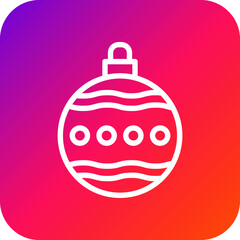 Bauble Vector Icon Design Illustration