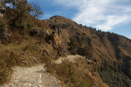 View Of The George Everest Peak In Mussoorie