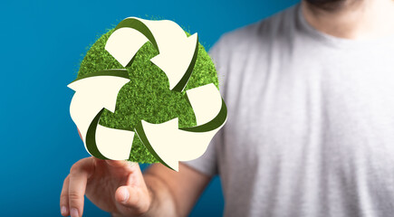 recycling modern grün