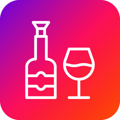 Wine Vector Icon Design Illustration