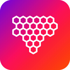 Honeycomb Vector Icon Design Illustration