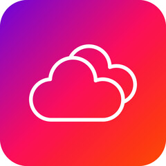 Cloud Vector Icon Design Illustration