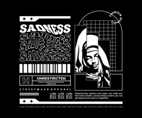 Aesthetic Graphic Design for T shirt  Street Wear and Urban Style