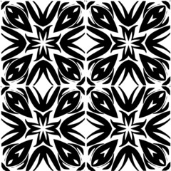 black and white seamless pattern