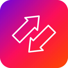 Swap Vector Icon Design Illustration
