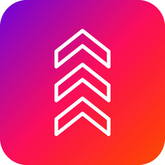 Chevron Vector Icon Design Illustration