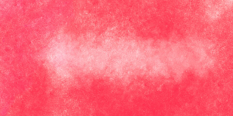 Red White background. Pink watercolor stain isolated on white background. Artistic paint texture. The color splashing on the paper. It is a hand drawn.