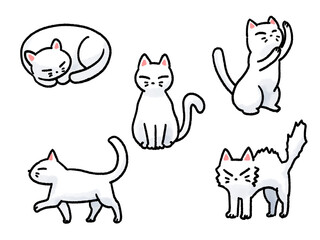 猫ポーズセット