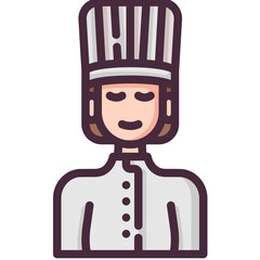 chef line icon