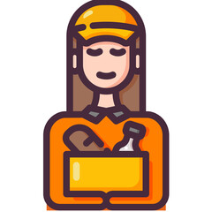 courier line icon