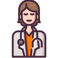 doctor line icon