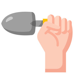 shovel flat icon