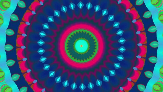 multicolored glowing background kaleidoscop