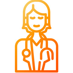 doctor gradient icon