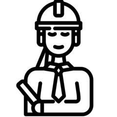 architect line icon