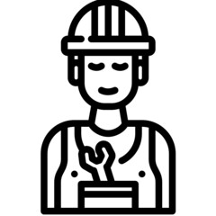 builder line icon