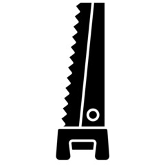 handsaw solid icon